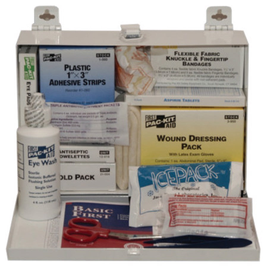 First Aid Only 25 Person Kit with Steel Case, 48 Kit Case 6100C First Aid Only 25 Person Kit with Steel Case, 48 Kit Case 6100C